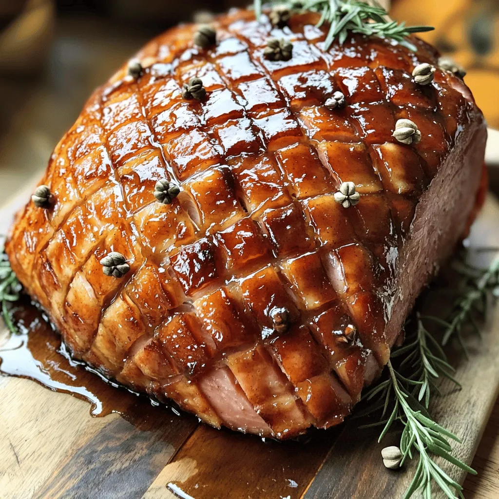 Sweet and Savory Brown Sugar Glazed Ham Recipe