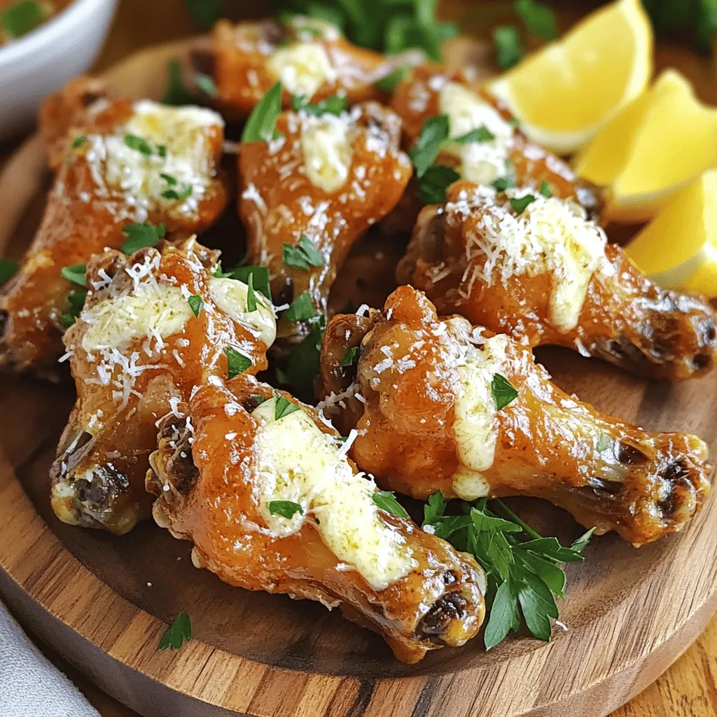 Garlic Parmesan wings are a tasty treat loved by many. They combine tender wings with a rich garlic and cheese sauce. This mix creates a unique flavor that is hard to resist. The best garlic Parmesan wings have a crispy outside and a buttery, cheesy coating.