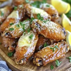 Garlic Parmesan wings are a tasty treat loved by many. They combine tender wings with a rich garlic and cheese sauce. This mix creates a unique flavor that is hard to resist. The best garlic Parmesan wings have a crispy outside and a buttery, cheesy coating.