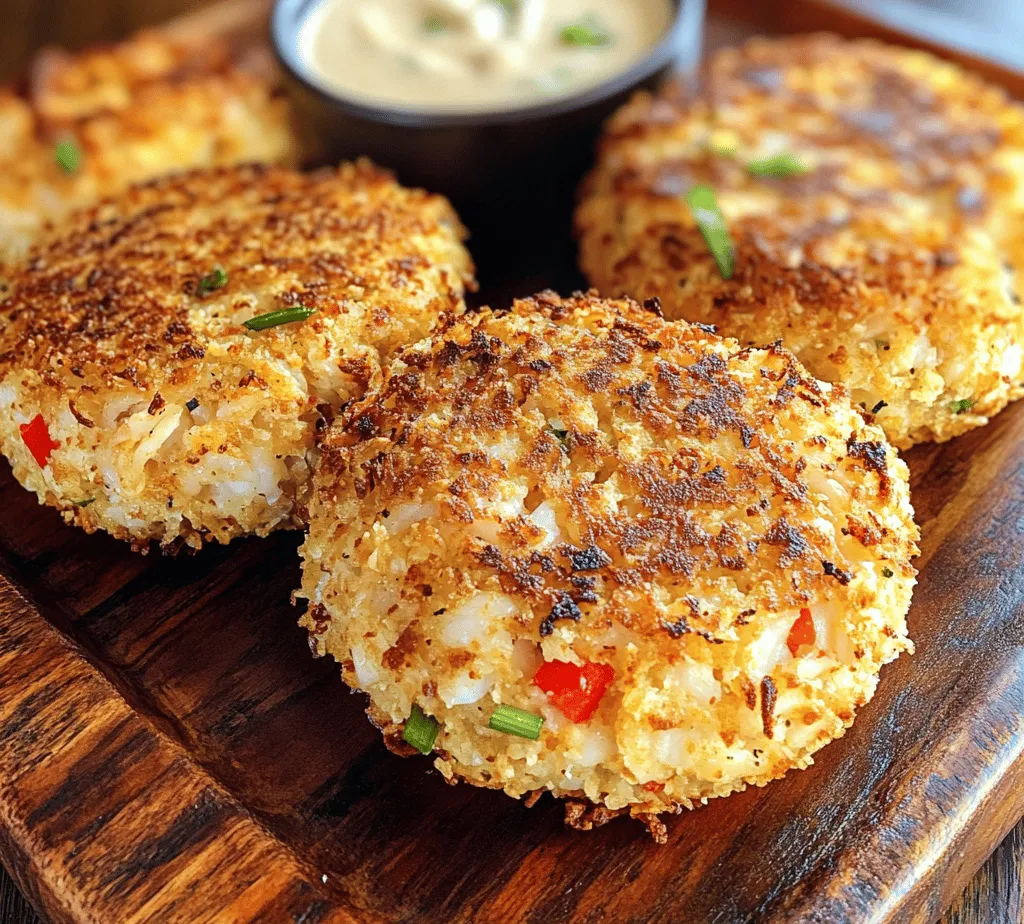 Crab cakes are a beloved seafood dish known for their exquisite combination of flavors and textures. They have secured their place as a favorite appetizer or main course in various culinary traditions, particularly along the coasts of the United States. Featuring tender crab meat surrounded by a harmonious blend of seasonings and breadcrumbs, crab cakes offer an enticing taste of the ocean in every bite. Traditionally fried, these savory morsels are a delightful indulgence that many enjoy during special occasions, seaside getaways, or even as a comforting meal at home.