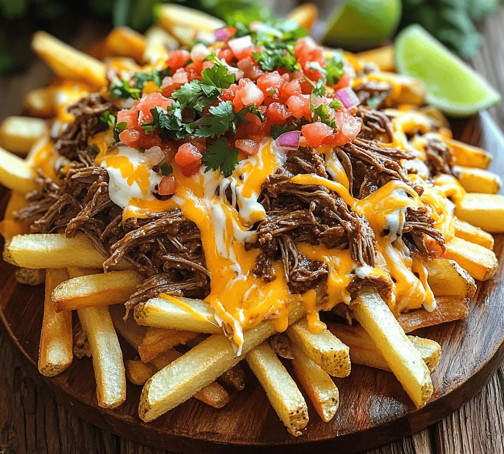 To create the perfect Loaded Shredded Beef French Fries, it’s essential to understand the key ingredients that contribute to its rich and robust flavor profile.