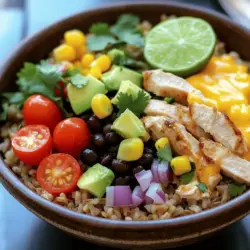 Chicken Burrito Bowl Tasty and Customizable Recipe