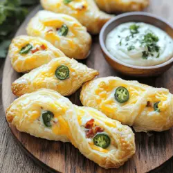 The irresistible charm of Cheesy Bacon Jalapeno Twists lies in their ability to combine some of the most beloved flavors in culinary history: cheese and bacon. These ingredients have long been celebrated for their rich, comforting qualities, and their pairing is synonymous with indulgence. At parties, appetizers that feature cheese and bacon tend to be the first to disappear from the table, and it’s easy to see why.