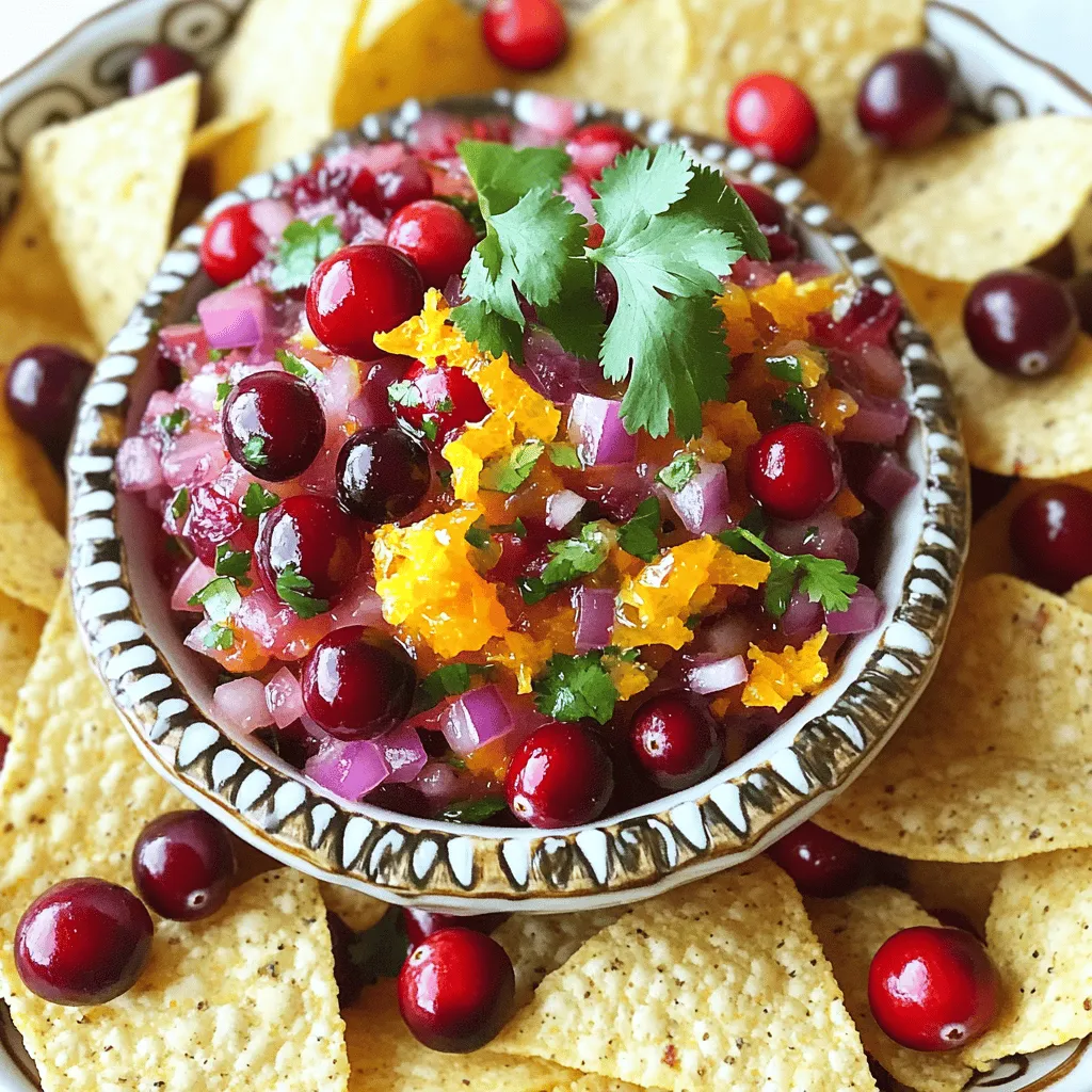 The best cranberry salsa has fresh and bright flavors. You need a few key ingredients to make it shine. First, start with fresh cranberries. They give that tart taste. You will also need an orange for sweetness. The zest and juice add a nice touch.