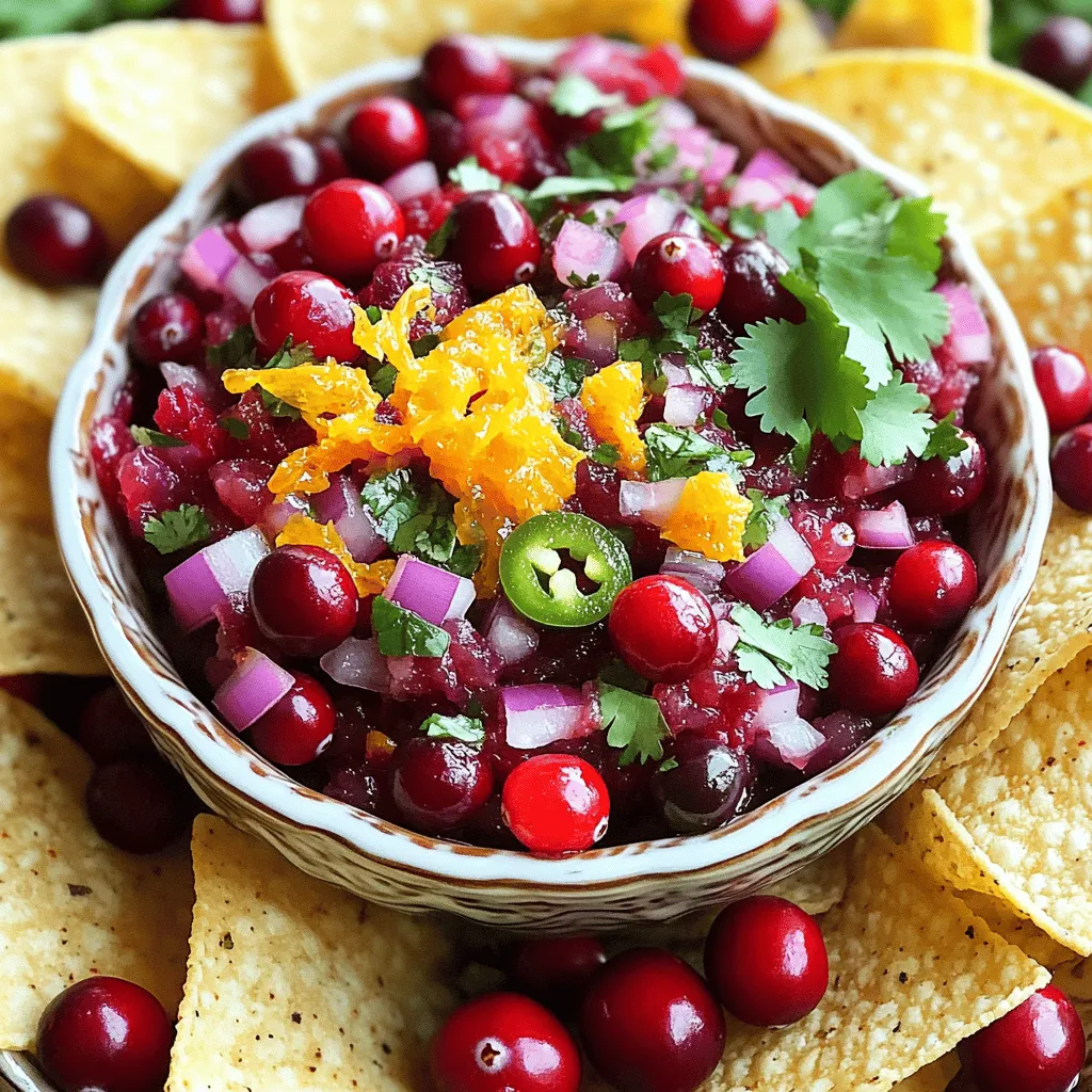The best cranberry salsa has fresh and bright flavors. You need a few key ingredients to make it shine. First, start with fresh cranberries. They give that tart taste. You will also need an orange for sweetness. The zest and juice add a nice touch.