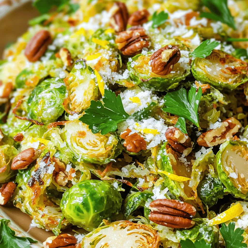 Shredded Brussels sprouts are tasty, quick, and easy to cook. One of my favorite ways to enjoy them is with a simple sauté. You can make this dish in less than 15 minutes. Just heat some olive oil in a pan, add the shredded Brussels sprouts, and cook until they are tender. A pinch of sea salt and a sprinkle of lemon juice can brighten the flavor.