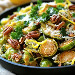 Shredded Brussels sprouts are tasty, quick, and easy to cook. One of my favorite ways to enjoy them is with a simple sauté. You can make this dish in less than 15 minutes. Just heat some olive oil in a pan, add the shredded Brussels sprouts, and cook until they are tender. A pinch of sea salt and a sprinkle of lemon juice can brighten the flavor.