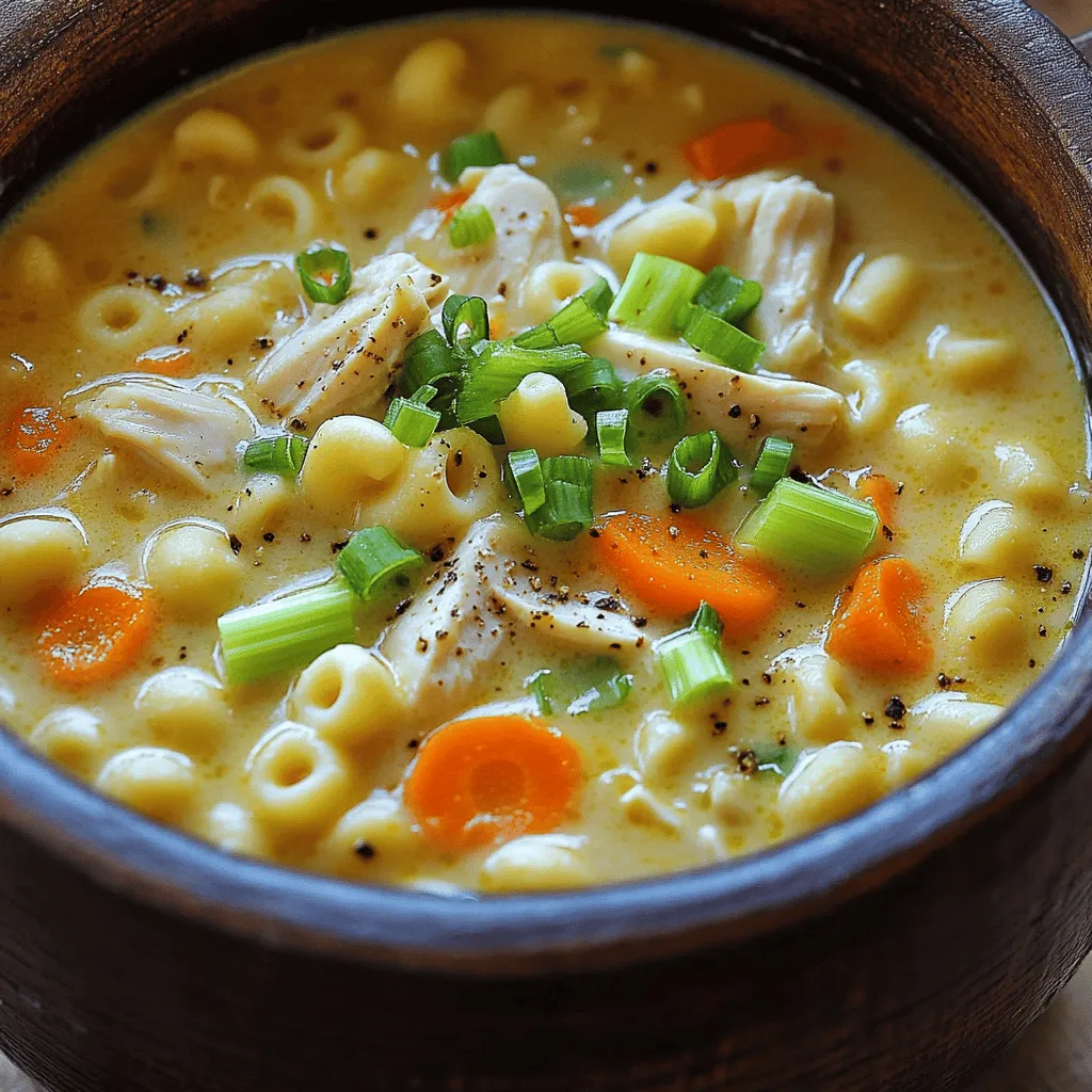 Chicken sopas is a comforting soup from Filipino cuisine. It blends chicken, macaroni, and rich broth. Many families enjoy it at home or at gatherings.