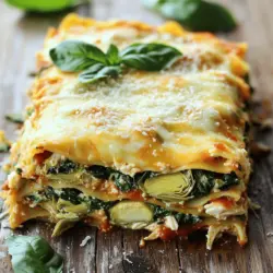 Cheesy Chicken Spinach and Artichoke Lasagna: A Comfort Food Classic with a Twist