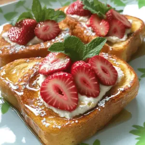 To make cream cheese strawberry stuffed French toast, you need some key items. Start with 8 slices of thick Brioche or Challah bread. This bread holds up well and tastes great. Next, you need 1 cup of fresh strawberries. Make sure they are hulled and sliced for easy stuffing.