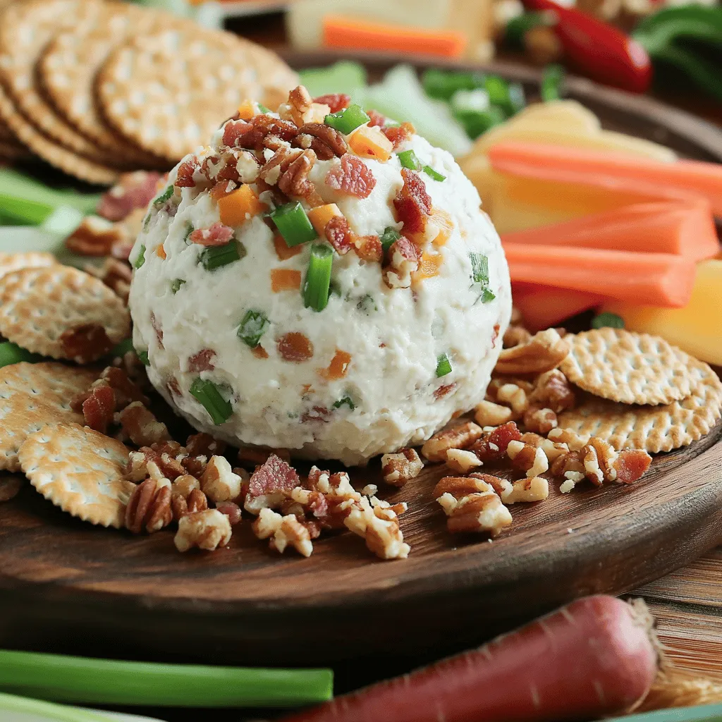 The Bacon Ranch Jalapeno Cheeseball is a tasty treat that everyone loves. The key ingredients make it special and full of flavor.