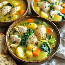 Comforting Chicken Soup with Potatoes Recipe Guide