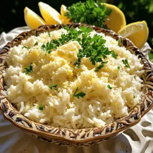 Parmesan Garlic Butter Rice is a delectable side dish that elevates any meal with its rich flavors and creamy texture. This dish is not only an exciting accompaniment to your favorite proteins but also serves as a standalone delight that can charm even the pickiest of eaters. The harmonious blend of garlic, butter, and Parmesan cheese creates a savory experience that enhances the simple grain of rice, making it a memorable addition to your culinary repertoire.