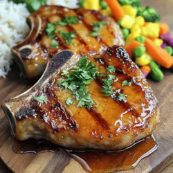 The honey garlic pork chops recipe shines due to its simple yet flavorful ingredients. You need just a few key items for a tasty dish.