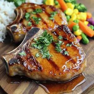 The honey garlic pork chops recipe shines due to its simple yet flavorful ingredients. You need just a few key items for a tasty dish.