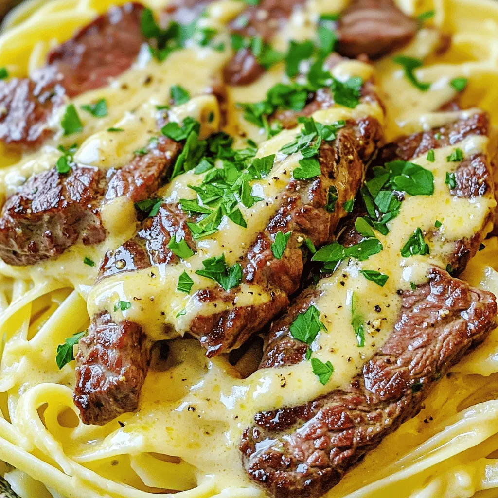 To make a creamy garlic beef recipe, you need simple yet tasty ingredients. Start with one pound of beef sirloin. This cut is lean and tender, perfect for this dish. You also need four tablespoons of butter, which adds richness. Five cloves of garlic, minced, provide that strong flavor. A cup of heavy cream makes the sauce creamy and smooth. You'll want a cup of beef broth for depth. Add one teaspoon each of Dijon mustard, Worcestershire sauce, and soy sauce to boost flavor. Finally, season with salt, pepper, and dried thyme. Garnish with fresh parsley, and serve over pasta or rice.