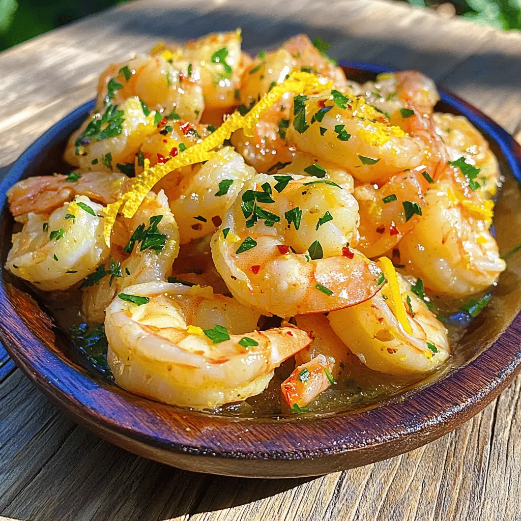 To make a great sautéed shrimp recipe, you need some key ingredients. Start with fresh shrimp. I recommend using large shrimp, about one pound, peeled and deveined. This size cooks quickly and gives a nice bite.