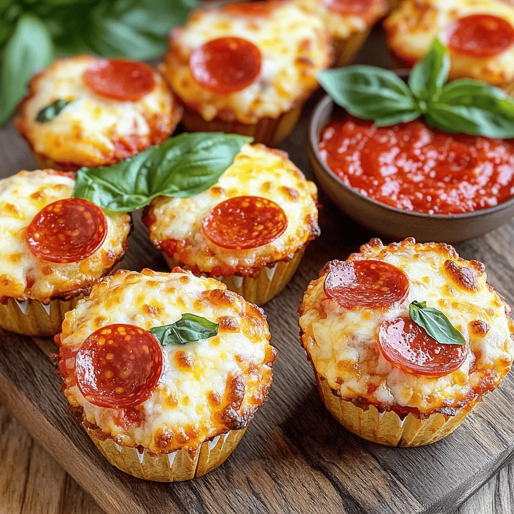 Deep-dish pizza muffins are a fun twist on classic pizza. They combine the rich, cheesy taste of deep-dish pizza with the convenience of muffins. You get all the flavors of pizza in a portable snack.