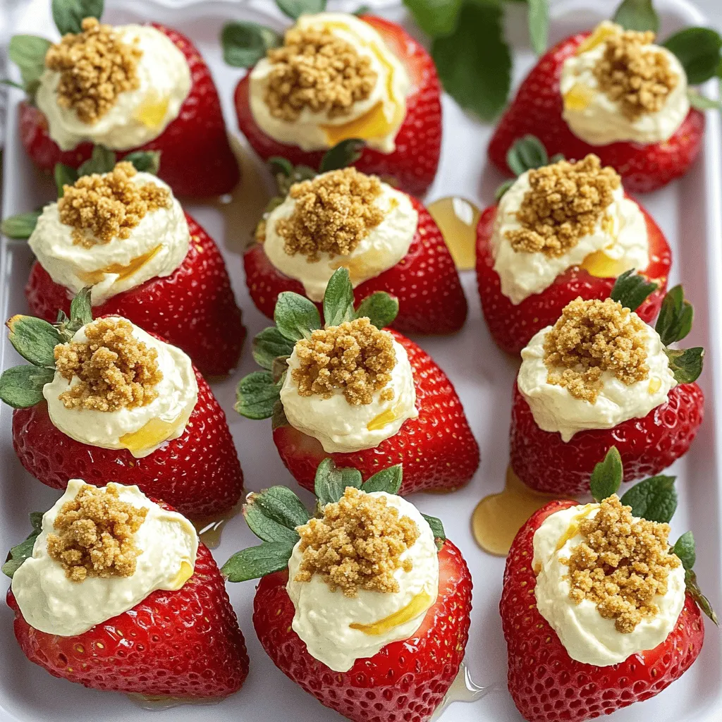 Cheesecake deviled strawberries are a fun twist on a classic dessert. They combine fresh strawberries with a creamy cheesecake filling. This dessert is popular for good reasons. First, they look stunning on any table. Second, they taste amazing.
