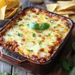 In the realm of comfort food, few dishes hold a candle to classic lasagna. However, in recent years, a creative twist has emerged that transforms this beloved Italian dish into a unique and shareable appetizer: layered lasagna dip. This delightful recipe takes all the elements that make lasagna so appealing—hearty ground beef, savory Italian sausage, creamy ricotta, gooey mozzarella, and rich marinara sauce—and presents them in a warm, inviting dip that is perfect for any gathering. Whether you're hosting a game night, preparing for a family get-together, or simply craving a crowd-pleaser, layered lasagna dip is sure to impress.