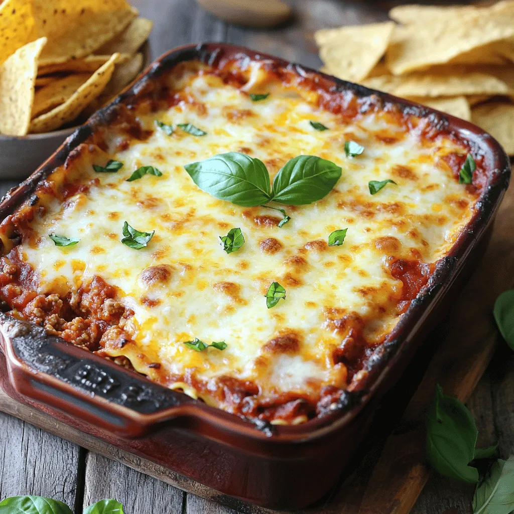 Layered Lasagna Dip – A Delicious Twist on a Classic Favorite