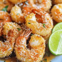 Imagine biting into a perfectly crispy piece of shrimp that bursts with tropical flavors, a delightful combination of sweetness from coconut and the zesty brightness of lime. Crispy Coconut Lime Fried Shrimp is not just a dish; it’s an experience that transports your taste buds to sun-kissed beaches and vibrant culinary landscapes. This recipe stands out for its simplicity and the quick preparation time, making it an ideal choice for both novice cooks and seasoned chefs looking to impress their guests.