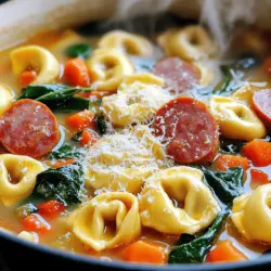 Kielbasa Tortellini Bliss: A Hearty Comfort Dish