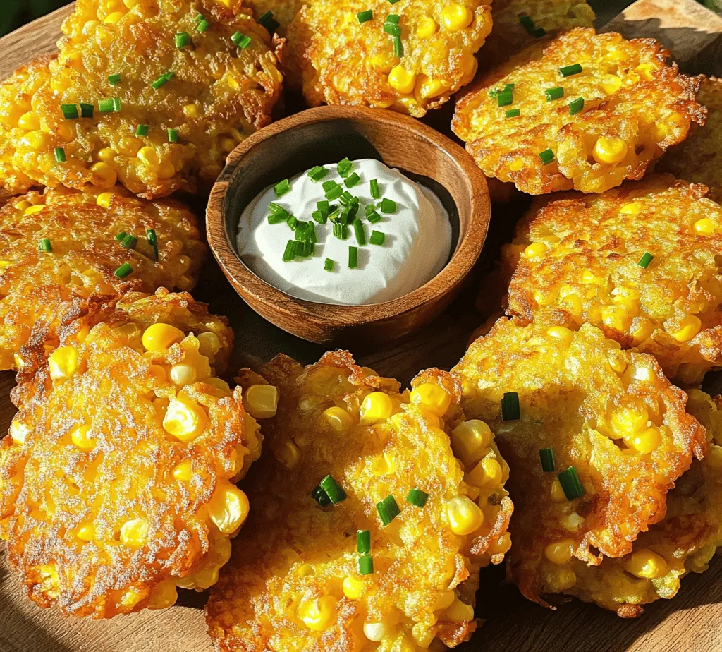 Sweet corn fritters are a delightful and versatile dish that brings joy to any table. Whether enjoyed as a snack, appetizer, or side dish, these golden morsels are a true crowd-pleaser. Their crispy exterior gives way to a tender, flavorful interior, bursting with the natural sweetness of corn. The appeal of sweet corn fritters lies not only in their taste but also in their ease of preparation. Made with wholesome ingredients, this recipe is perfect for family meals, gatherings, or even a casual brunch with friends.