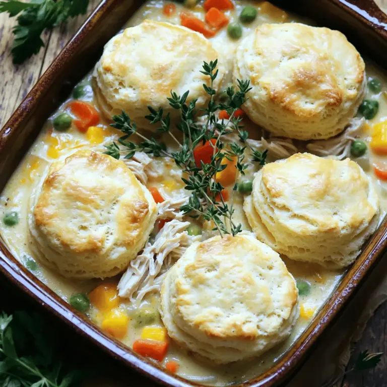 Comfort food holds a special place in our hearts and culinary culture, offering solace and warmth through familiar flavors and hearty textures. It's the kind of food that brings us back to cherished memories of family gatherings, cozy nights in, and shared meals around the table. Among the myriad of comfort food options, the Butter Swim Biscuit Chicken Pot Pie stands out as a perfect blend of rich, savory filling topped with fluffy, buttery biscuits. This dish not only embodies the essence of comfort food but also elevates it to new heights with its unique twist.