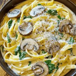 If you're seeking a delightful dish that combines the earthiness of mushrooms with the freshness of spinach, look no further than creamy mushroom and spinach pasta. This recipe is not only a treat for the taste buds but also a testament to how easily vegetables can elevate a classic pasta dish. The creamy texture and rich flavor profile make it an inviting option for both family dinners and entertaining guests. It’s a fantastic way to incorporate more vegetables into your meals, ensuring you enjoy both the nutrition and the taste they bring.