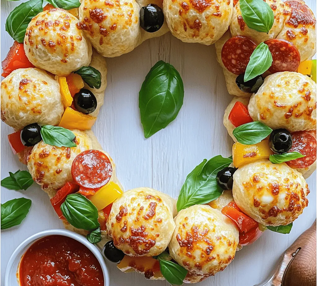 To create a delicious Pizza Bomb Wreath, you'll need a few key ingredients, each playing an essential role in achieving that perfect bite. Let’s take a closer look at what you’ll need and why each component is vital to the overall flavor and texture of the dish.