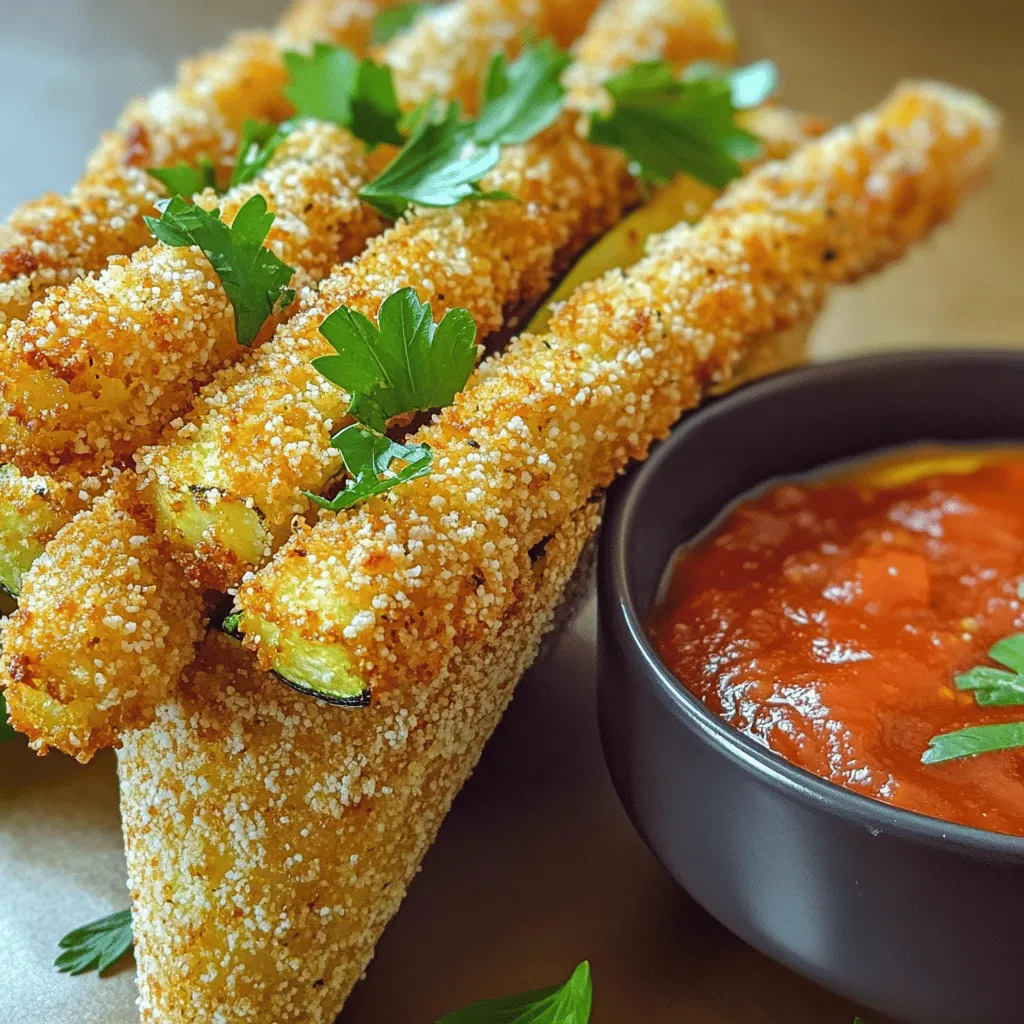 Baked Parmesan zucchini fries are a tasty snack or side dish. They are crispy, flavorful, and easy to make. Instead of regular potatoes, we use zucchini, which is lighter and healthier.