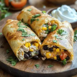 Baked Chicken Chimichanga Flavorful and Satisfying Meal