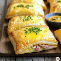 If you're searching for the perfect breakfast recipe that marries convenience with gourmet flair, look no further than the Flaky Ham & Cheese Breakfast Delight. This dish is a sumptuous combination of tender ham, creamy cheese, and a flaky, golden crust that will have your taste buds singing. A delightful choice for busy mornings or leisurely brunches, this recipe transforms simple ingredients into a show-stopping meal that feels indulgent yet is surprisingly easy to prepare.