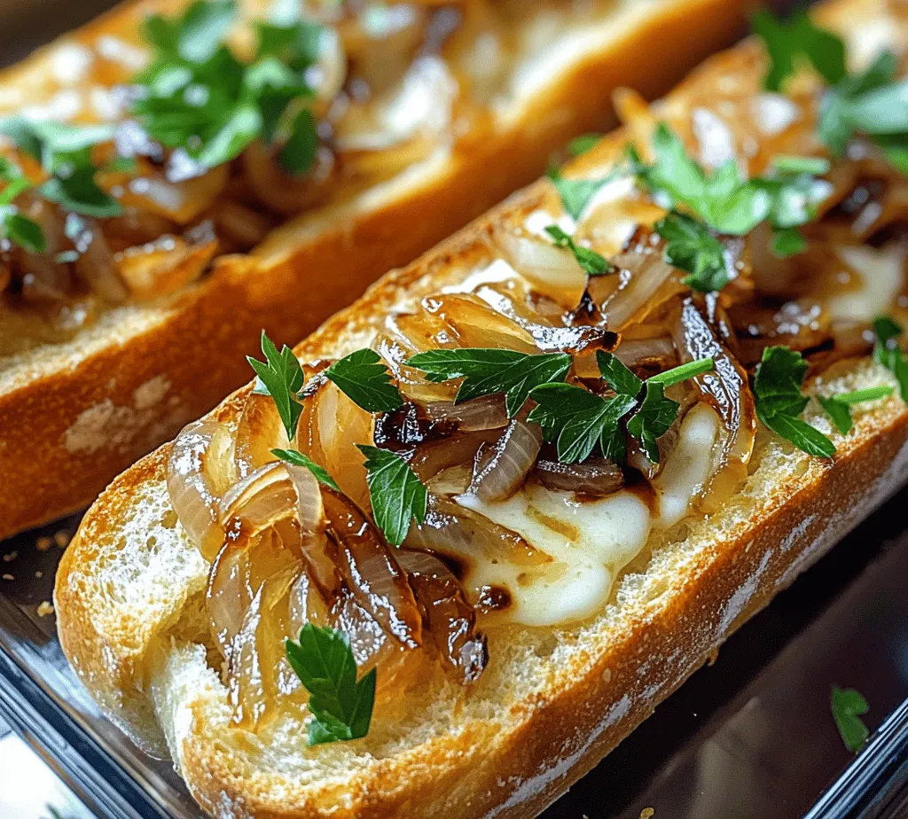 There’s something undeniably enticing about the aroma of freshly baked bread paired with the rich flavors of caramelized onions and aromatic garlic. French Onion Garlic Bread is a delightful fusion that elevates the humble loaf into a gourmet experience. As a comforting, savory dish, this recipe has gained popularity for its ability to transform an ordinary meal into something extraordinary. Whether served as an appetizer, a side dish, or a satisfying snack, this bread is sure to please any palate and add a touch of elegance to your dining table.