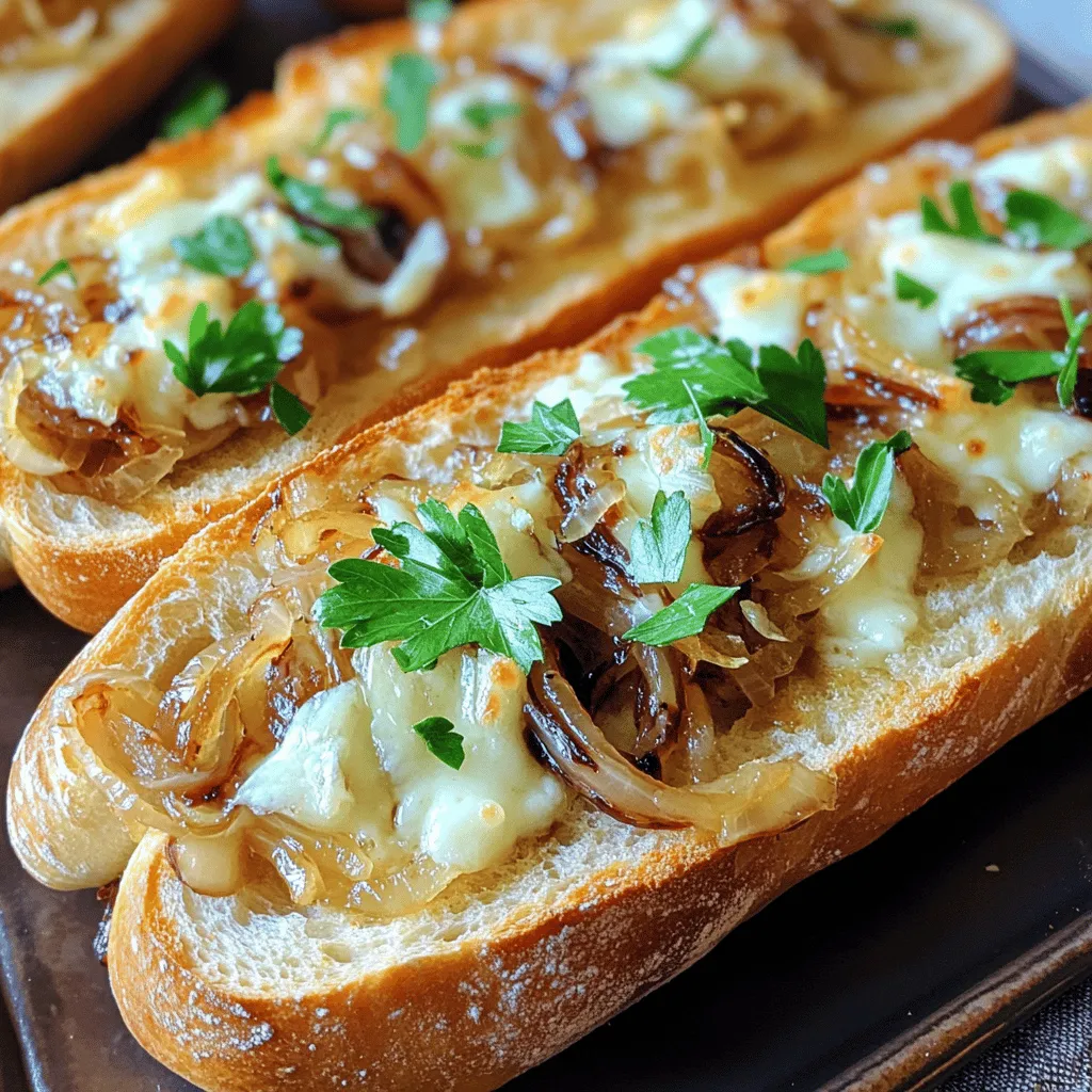 There’s something undeniably enticing about the aroma of freshly baked bread paired with the rich flavors of caramelized onions and aromatic garlic. French Onion Garlic Bread is a delightful fusion that elevates the humble loaf into a gourmet experience. As a comforting, savory dish, this recipe has gained popularity for its ability to transform an ordinary meal into something extraordinary. Whether served as an appetizer, a side dish, or a satisfying snack, this bread is sure to please any palate and add a touch of elegance to your dining table.