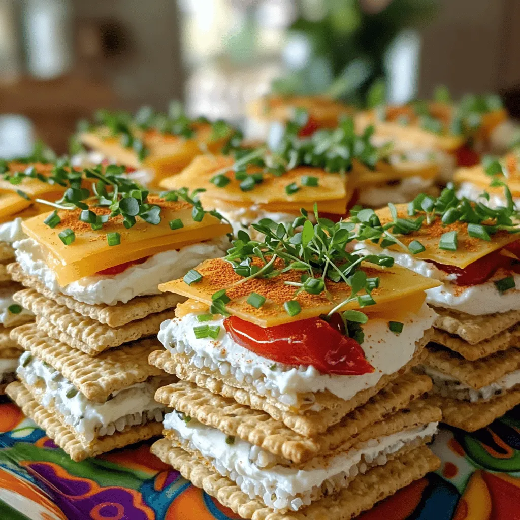 You can make crackers party sandwiches fun and unique. Start with different types of crackers. Use wheat, rice, or seed crackers. Each type brings its own crunch and flavor. You can even mix different crackers on the platter. This adds variety to your spread.