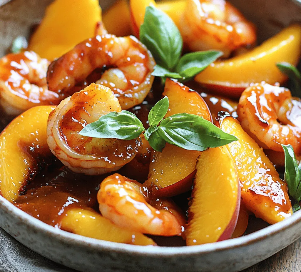 Welcome to a flavorful journey that marries the rich, smoky notes of bourbon with the sweet, juicy essence of ripe peaches. The Bourbon Peach Roasted Shrimp dish is a stunning example of how thoughtful ingredient combinations can elevate a simple protein into a gourmet experience. This recipe celebrates the unique fusion of flavors, offering a symphony of taste that tantalizes the palate.