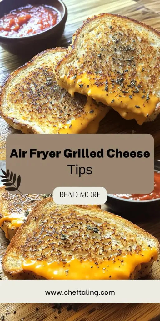 Craving a warm, gooey grilled cheese? Try this easy air fryer grilled cheese recipe that delivers crispy perfection in minutes! Discover the best bread and cheese combinations, essential tips for the ultimate melt, and creative variations to spice up your sandwich game. Perfect for quick lunches or snack time, your air fryer will become your new best friend in the kitchen. Click through to explore the full recipe and elevate your grilled cheese experience!