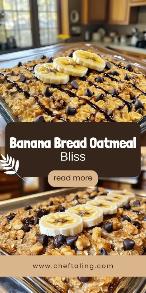 Looking to elevate your breakfast? Try this Banana Bread Baked Oatmeal recipe that perfectly blends sweet bananas and hearty oats for a scrumptious morning treat. It's simple to make with just a few ingredients, and a great way to use up ripe bananas. Customize it with nuts or chocolate chips for extra flavor. Click through to discover the full recipe and transform your mornings into a delicious adventure!