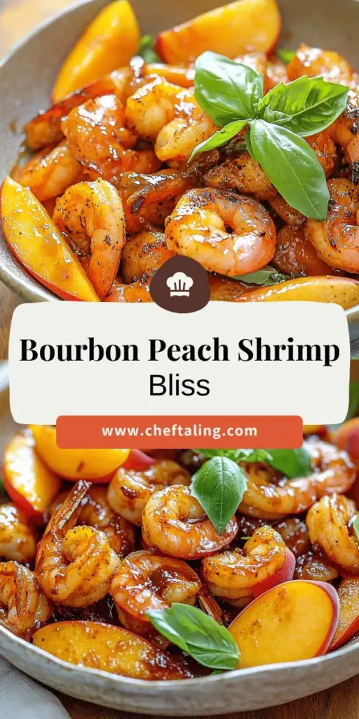 Discover the amazing flavors of Bourbon Peach Roasted Shrimp, a delicious dish that blends the smoky taste of bourbon with sweet, juicy peaches. Perfect for summer barbecues or weeknight dinners, this recipe showcases large shrimp marinated in a flavorful sauce, ensuring a gourmet experience for you and your guests. Click through to explore the full recipe and elevate your culinary skills with this crowd-pleaser!