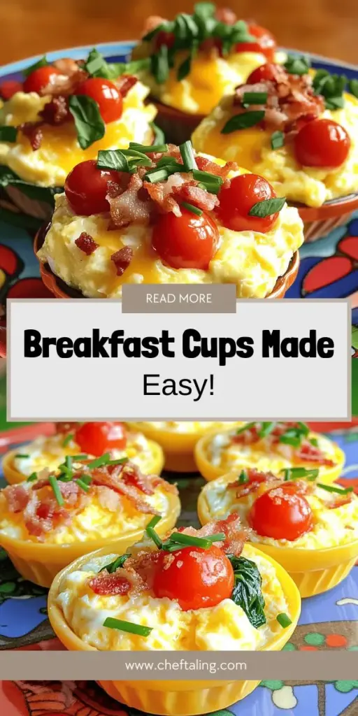 Elevate your mornings with delicious breakfast cups! These quick and easy recipes are perfect for busy schedules and lazy weekends. Customize them with your favorite veggies, proteins, or even sweet options to suit your taste. Packed with nutrition and flavor, breakfast cups are a hit with kids and adults alike. Ready to dive into a world of breakfast creativity? Click through to discover mouthwatering recipes and tips for making perfect breakfast cups at home!