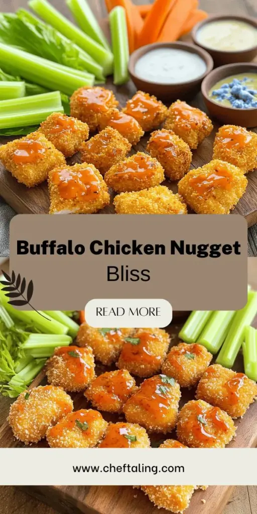 Craving a delicious twist on a classic? Try this easy Buffalo chicken nuggets recipe that’s sure to impress! Packed with flavor and perfect for snacking or meals, these nuggets can be fried, baked, or air-fried for a crispy bite. With simple ingredients like chicken, breadcrumbs, and zesty buffalo sauce, you can customize them to your taste. Click through for the full recipe and discover how to make these savory nuggets a hit with your family!