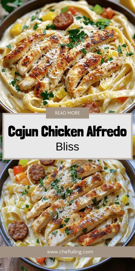 Indulge in the rich and creamy flavors of Cajun Chicken & Sausage Alfredo! This delicious dish fuses tender chicken and smoky sausage with a velvety Alfredo sauce, perfect for busy weeknights or special occasions. In this post, learn how to master the art of Cajun cooking, from seasoning to sautéing, and elevate your dinner game. Click through for step-by-step recipes and transform your mealtime into a flavorful delight!