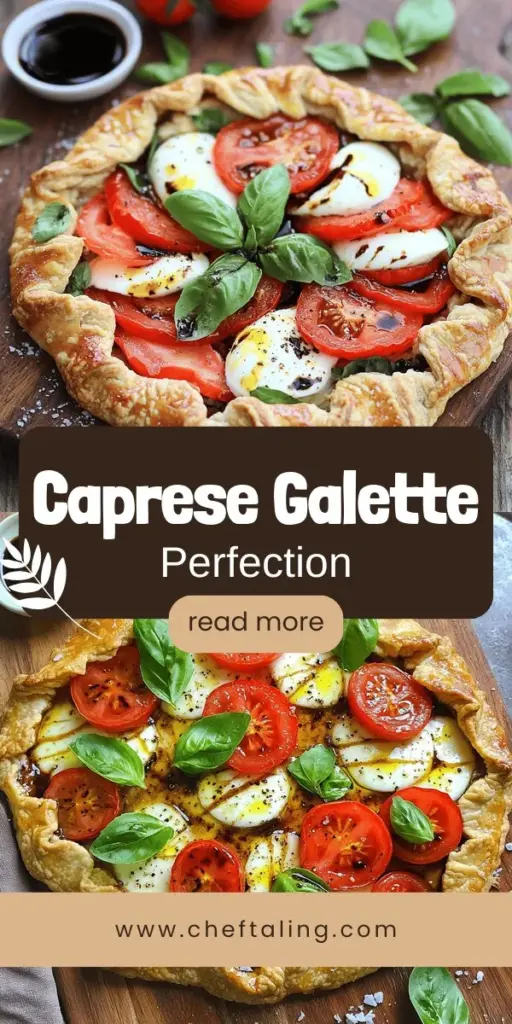 Discover the deliciousness of the Caprese Galette Delight, a unique twist on the classic Caprese salad. This savory pastry combines fresh tomatoes, creamy mozzarella, and fragrant basil wrapped in a flaky crust, perfect for any occasion. Whether you're cooking for a picnic, casual lunch, or dinner party, this recipe will impress everyone with its stunning presentation and fresh flavors. Click through to explore the complete recipe and bring this culinary masterpiece to your table!