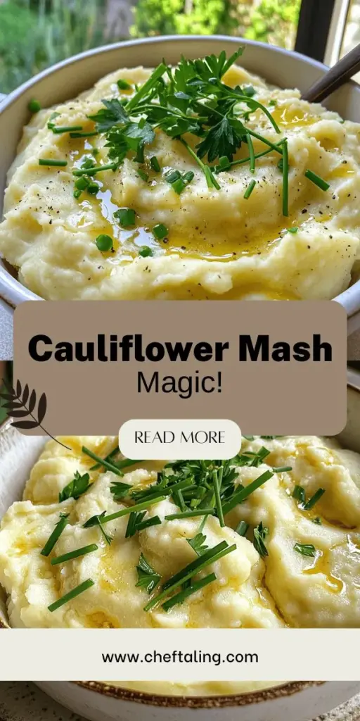 Discover the delicious world of cauliflower mashed potatoes, a healthy and flavorful dish that lightens up your meal while satisfying your cravings! Learn how to make this creamy delight with simple ingredients and enjoy its benefits like lower calories and high fiber. From mouthwatering variations to tips for perfecting texture, this recipe will transform your dining experience. Click through to explore the full recipe and make your meals more nutritious today!