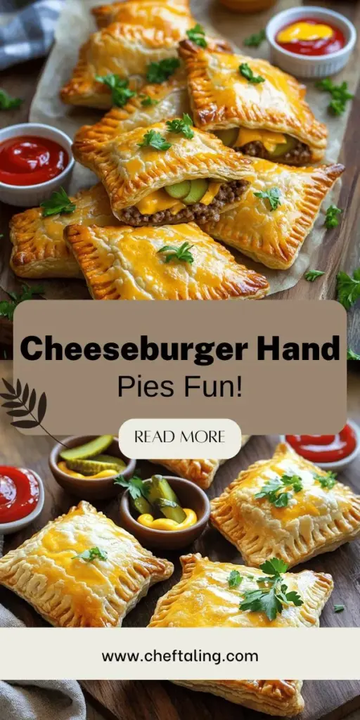 Discover the joy of making cheeseburger hand pies, the perfect snack that combines the flavors you love into a flaky, portable treat. Ideal for parties, game days, or simply a quick dinner, these tasty bites are easy to prepare and customizable. From classic beef fillings to vegetarian options, the possibilities are endless! Click to explore the full recipe and elevate your snacking game today!