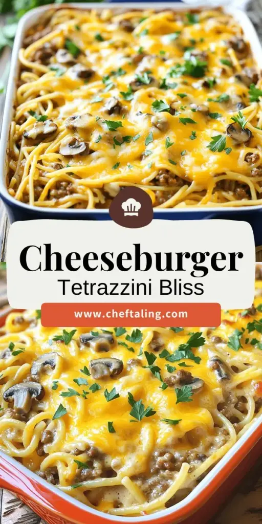 Indulge in a comforting twist on a classic favorite with this delicious Cheeseburger Tetrazzini Recipe. This innovative dish combines savory ground beef, creamy cheese, and tender spaghetti for a meal that feels like a warm hug. Perfect for family dinners, potlucks, or game day, this dish is sure to impress. Ready to elevate your comfort food game? Click to explore this mouthwatering recipe and bring the flavors of a cheeseburger to your dinner table!