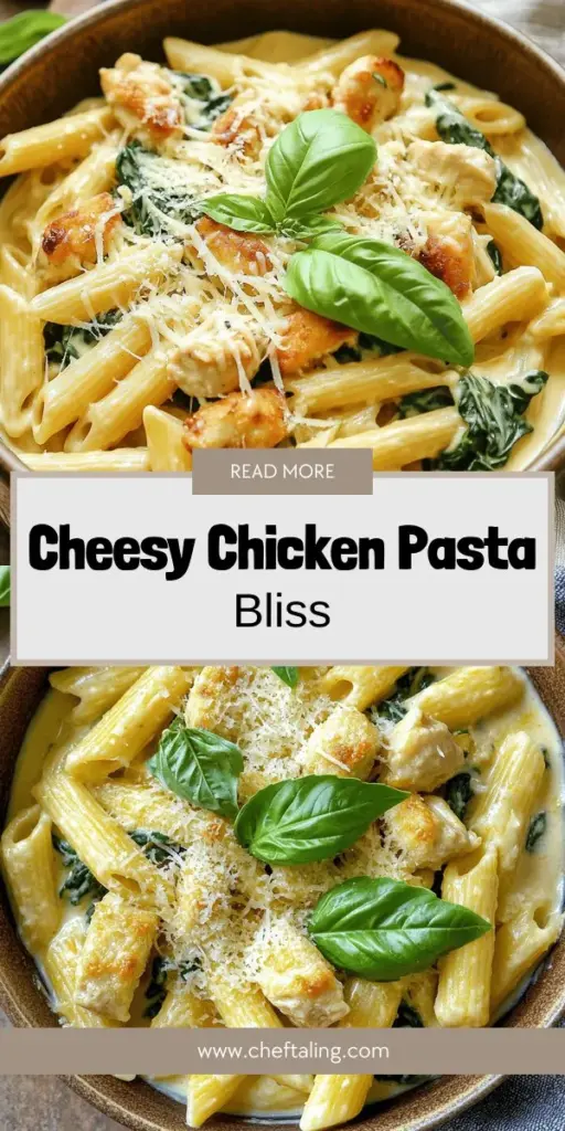 Craving comfort food? Try Cheesy Asiago Chicken Pasta, a delicious blend of tender chicken, fresh spinach, and rich cream sauce that’s sure to impress! This easy recipe features nutty Asiago cheese that elevates the dish to the next level. Perfect for weeknight dinners or special occasions, it’s as satisfying as it is simple to prepare. Click through to explore this indulgent recipe and bring a taste of comfort to your table!