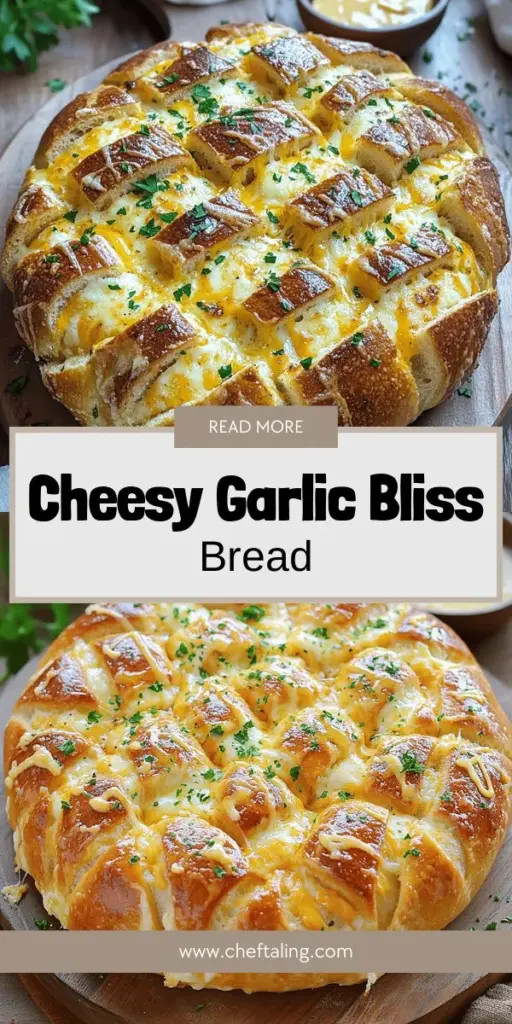 Indulge in the deliciousness of Cheesy Garlic Pull-Apart Bread, the ultimate crowd-pleaser for any gathering! This easy recipe combines the irresistible flavors of garlic and melted cheese, making it a perfect appetizer or side dish. With simple ingredients and straightforward steps, even novice cooks can impress their guests. Dive into the world of comfort food and delight your friends and family—click through to explore the full recipe and make unforgettable moments!